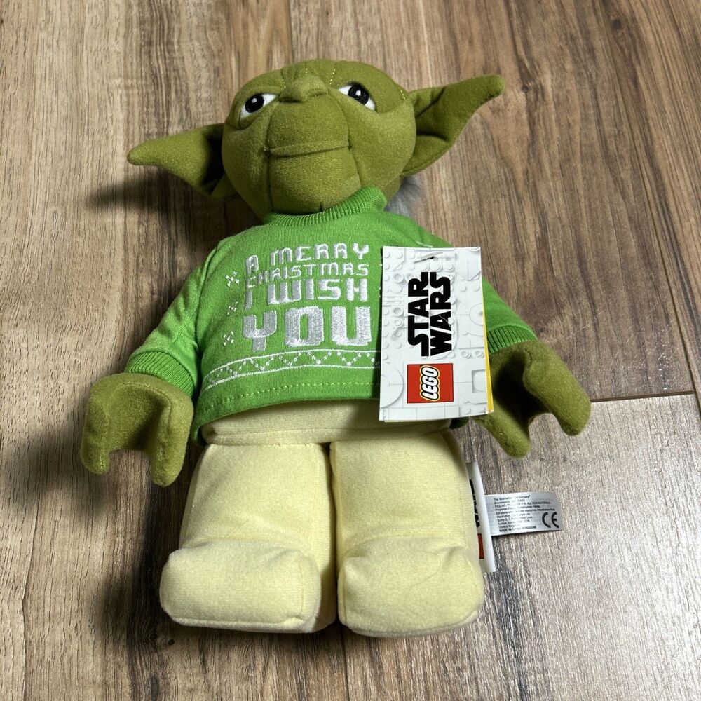 LEGO Star Wars YODA Holiday Christmas Sweater 12" Plush 2020 New With Tags